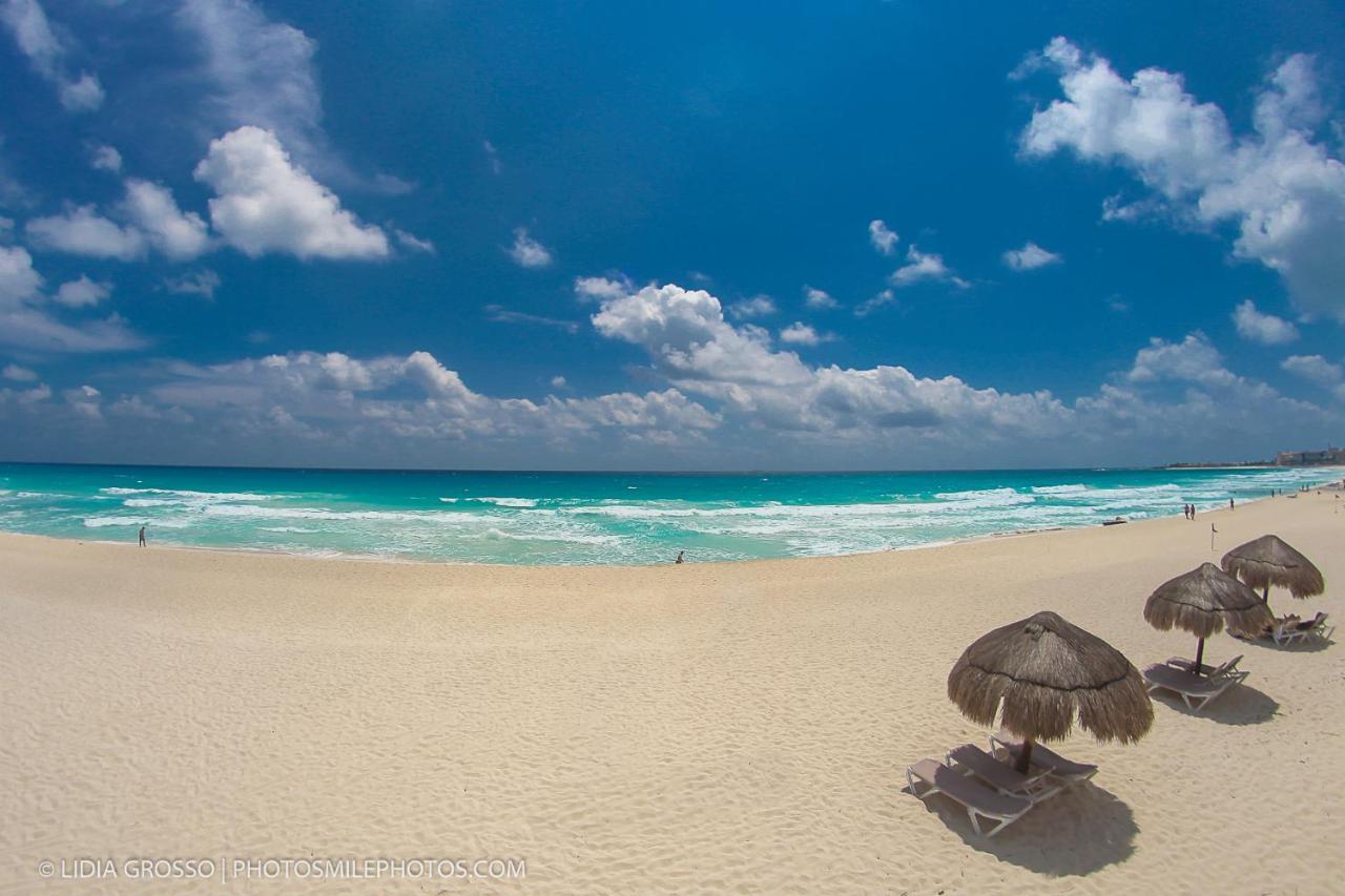 Apartment On The Beach With Terrace Ocean View, Brisas Cancun 01 By Beach & Ocean Apartments מראה חיצוני תמונה
