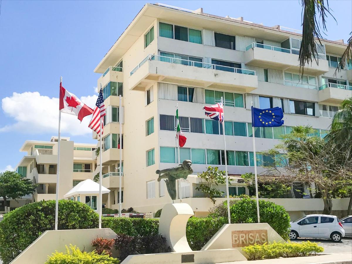 Apartment On The Beach With Terrace Ocean View, Brisas Cancun 01 By Beach & Ocean Apartments מראה חיצוני תמונה