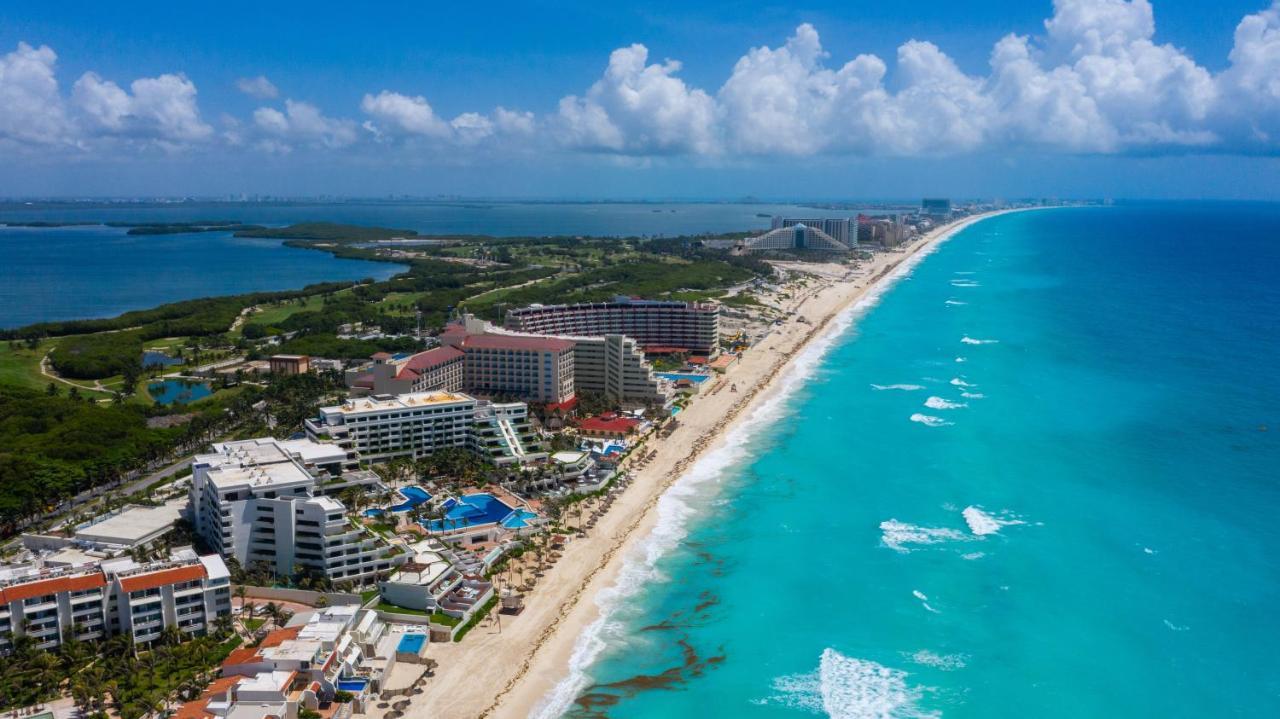 Apartment On The Beach With Terrace Ocean View, Brisas Cancun 01 By Beach & Ocean Apartments מראה חיצוני תמונה