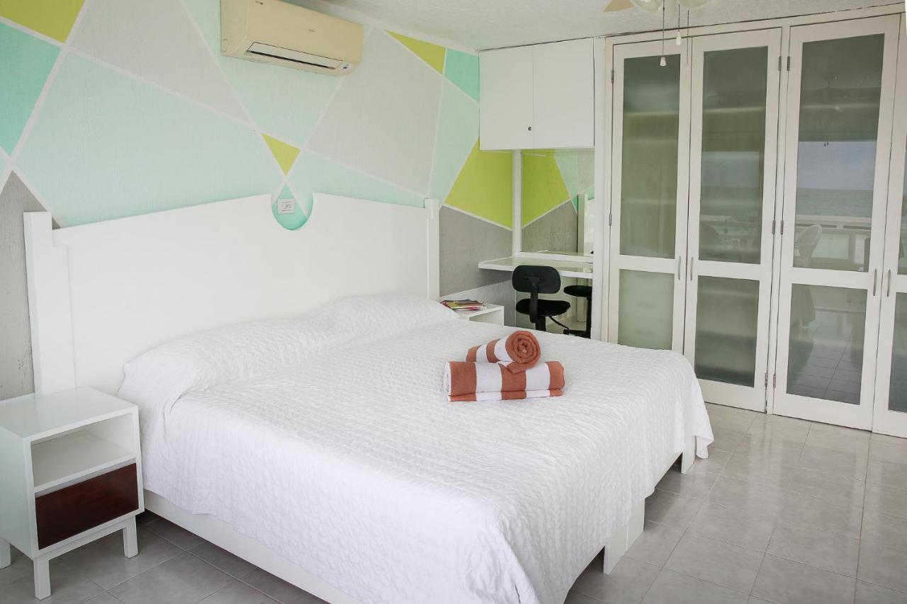 Apartment On The Beach With Terrace Ocean View, Brisas Cancun 01 By Beach & Ocean Apartments מראה חיצוני תמונה