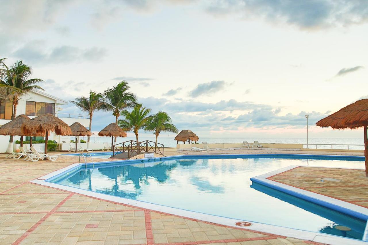 Apartment On The Beach With Terrace Ocean View, Brisas Cancun 01 By Beach & Ocean Apartments מראה חיצוני תמונה