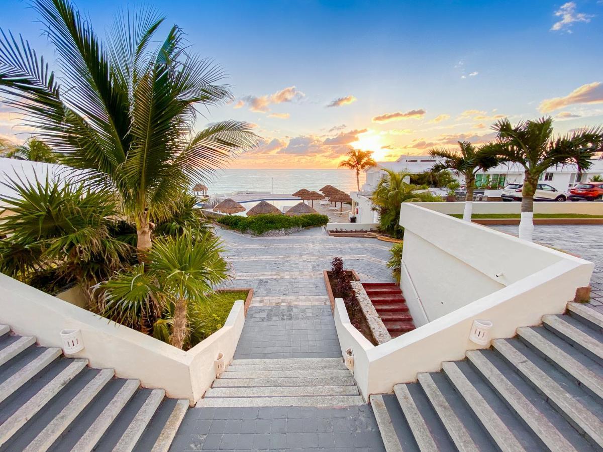 Apartment On The Beach With Terrace Ocean View, Brisas Cancun 01 By Beach & Ocean Apartments מראה חיצוני תמונה